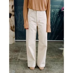 NWTs Baserange Navalo Pants in Ivory